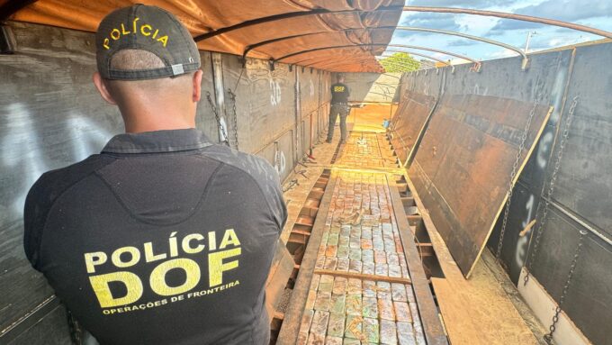 Carga milionária de pasta base de cocaína é apreendida pelo DOF em Caarapó