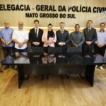 Delegado-Geral recebe visita da nova diretoria do Sindicato dos Policiais Civis