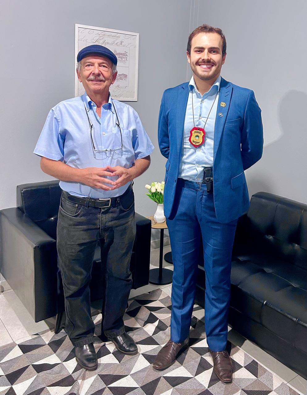 Em Guia Lopes da Laguna, Polícia Civil recebe visita institucional do novo prefeito e renova parcerias estratégicas com o município