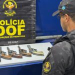 Mulher que seguia para Minas Gerais com cinco armas de fogo é presa pelo DOF em Ponta Porã