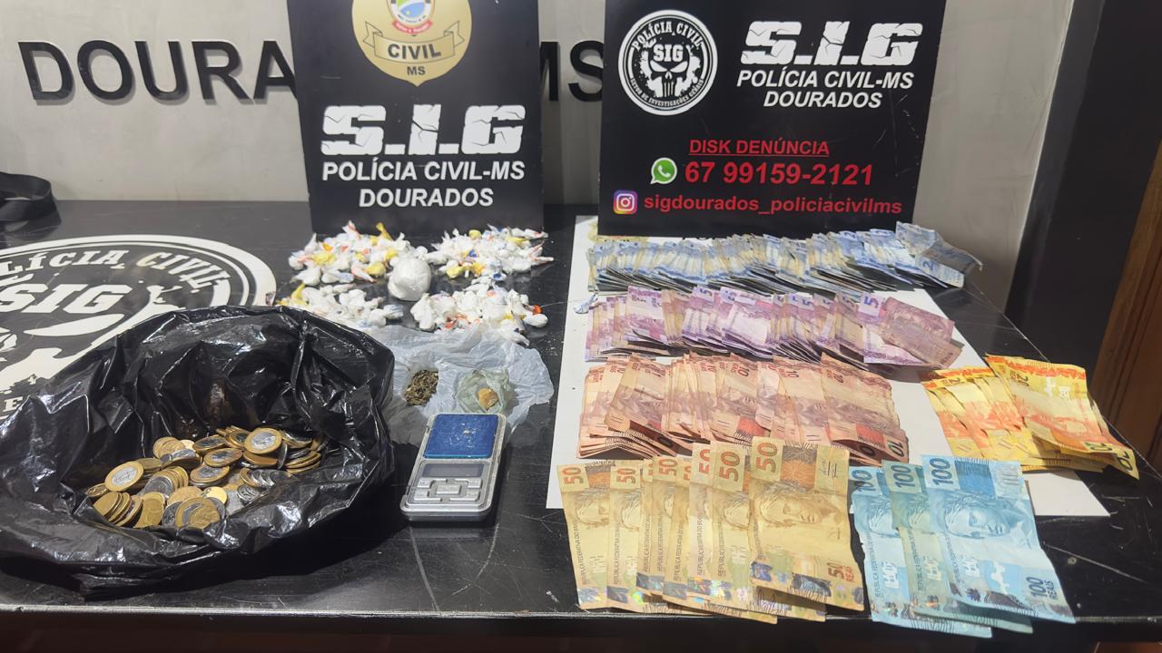 Polícia Civil desmantela esquema de venda de entorpecentes em bairro de Dourados após denúncias