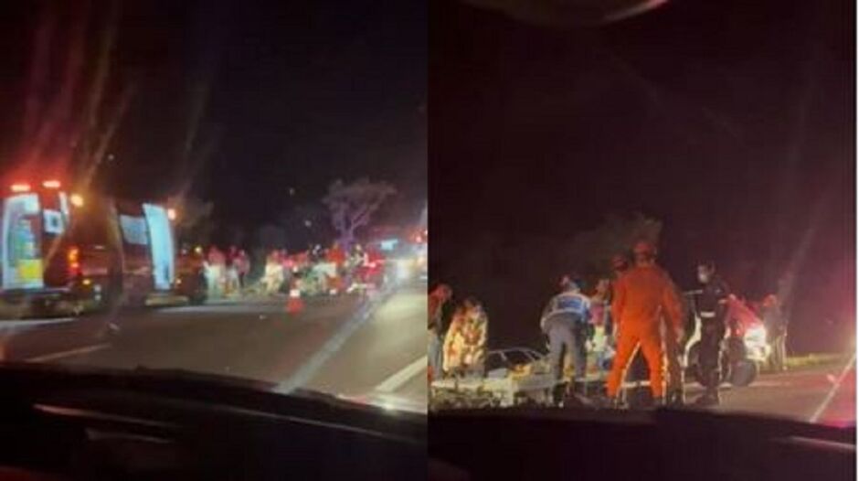 Carro envolvido em acidente fatal na BR-060 carregava mercadorias ilegais