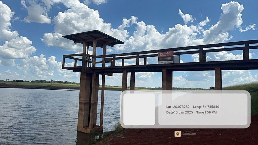 Prefeitura em parceria com a Defesa Civil de Sidrolândia realiza primeira fiscalização do ano na barragem do Eldorado II