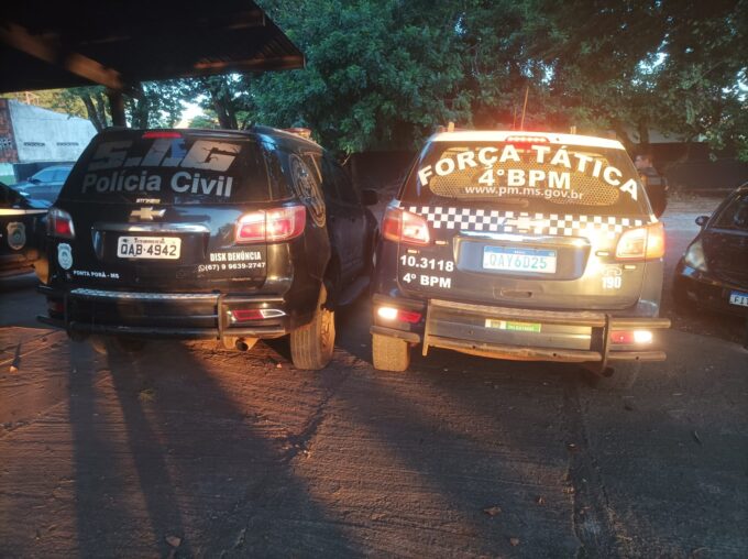Ação Conjunta da Polícia Civil e Militar em Ponta Porã resulta na prisão de suspeito de homicídio ocorrido em Anastácio.