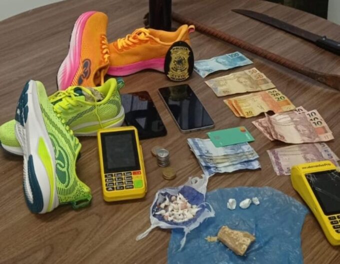 Ação conjunta das polícias Civil e Militar prende suspeitos de furto e casal de traficantes em Brasilândia