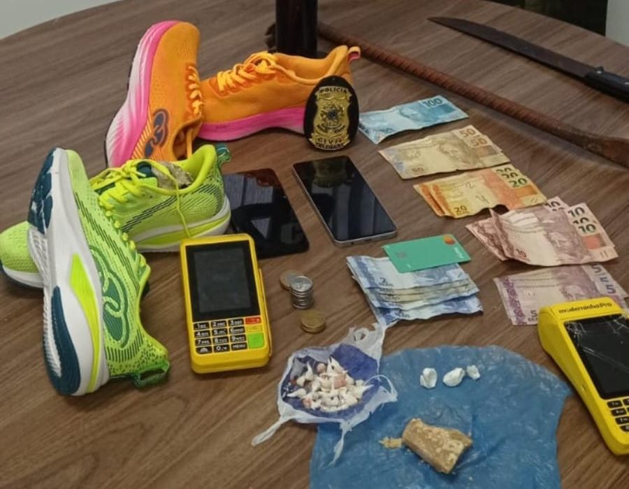 Ação conjunta das polícias Civil e Militar prende suspeitos de furto e casal de traficantes em Brasilândia