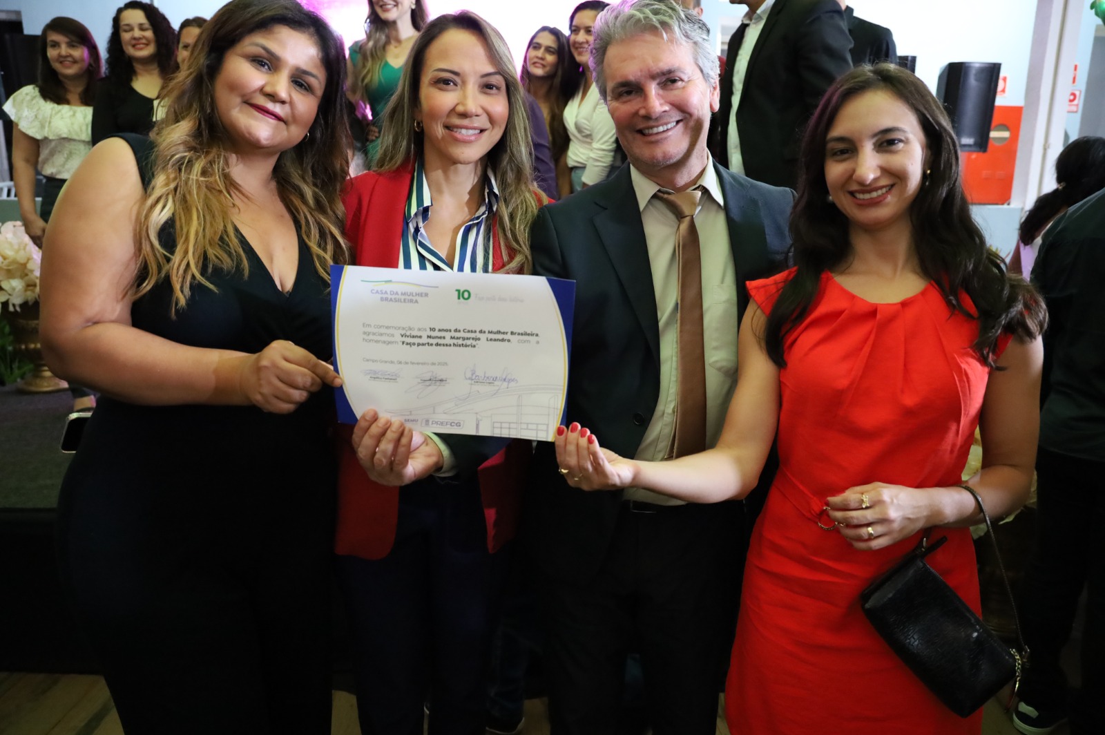 Delegado-Geral participa de evento que celebra os 10 anos da Casa da Mulher Brasileira em Campo Grande