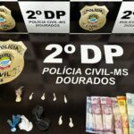 Dois são presos em flagrante em ação contra o tráfico de drogas realizada pela Polícia Civil em Dourados