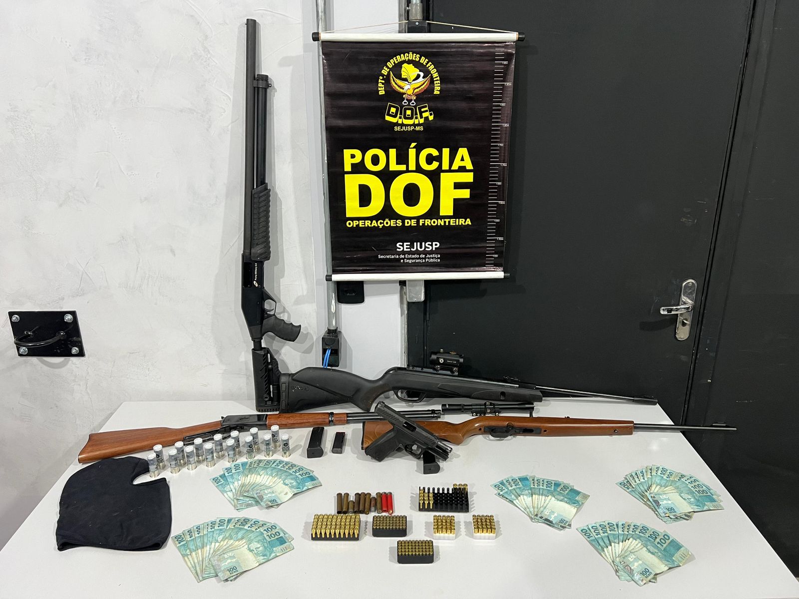 Durante fuga pistoleiros são presos pelo DOF logo após assassinato em Jardim