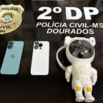 Em Dourados, a Polícia Civil recupera aparelhos celulares furtados de transportadora e indicia autores