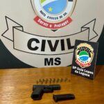 Em Guia Lopes da Laguna, Polícia Civil elucida homicídio qualificado, apreende arma utilizada no crime e prende autor