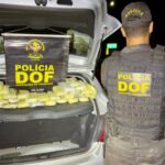 Homem que seguia para São Paulo com haxixe em veículo furtado é preso pelo DOF em Ponta Porã