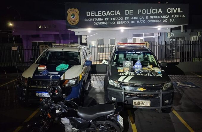 Operação conjunta prende agente funerário e apreende drogas que seriam transportadas de Costa Rica para Campo Grande