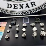 PCMS prende duas pessoas por tráfico e desativa centro de distribuição de drogas para biqueiras da Capital