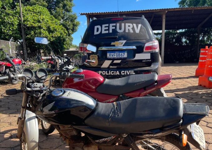 Polícia Civil apreende duas motocicletas com sinais identificadores adulterados em Campo Grande