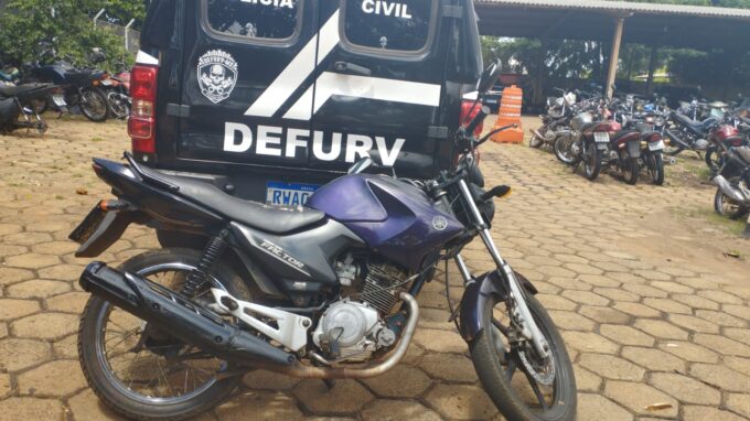 Polícia Civil apreende motocicleta com sinais identificadores adulterados na Capital