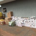 Polícia Civil fecha entreposto usado por contrabandistas e apreende mercadorias ilegais em Nova Alvorada do Sul