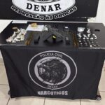 Polícia Civil prende homem em flagrante por tráfico de drogas e posse ilegal de arma de fogo em Campo Grande