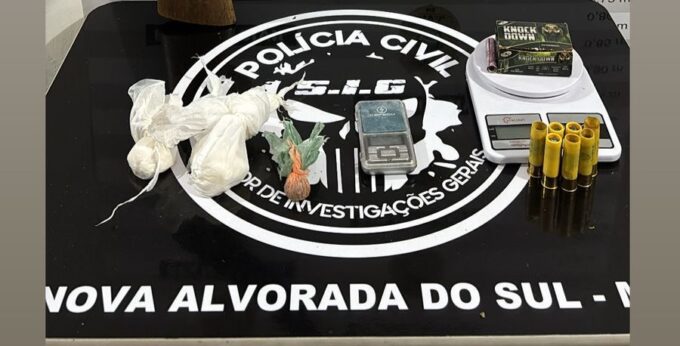 Polícia Civil prende homem por tráfico de drogas em Nova Alvorada do Sul
