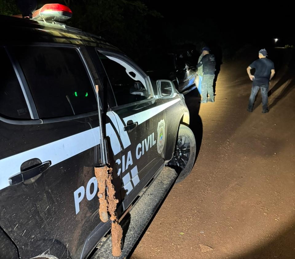 Polícia Civil prende suspeito de caça irregular por porte de arma de fogo de uso restrito em assentamento de Bela Vista