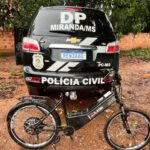 Policiais civis recuperam bicicleta elétrica furtada e apreende quatro menores em Miranda