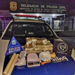 Polícias Civil e Militar apreendem grande quantidade de drogas e prendem mulher por tráfico em Costa Rica