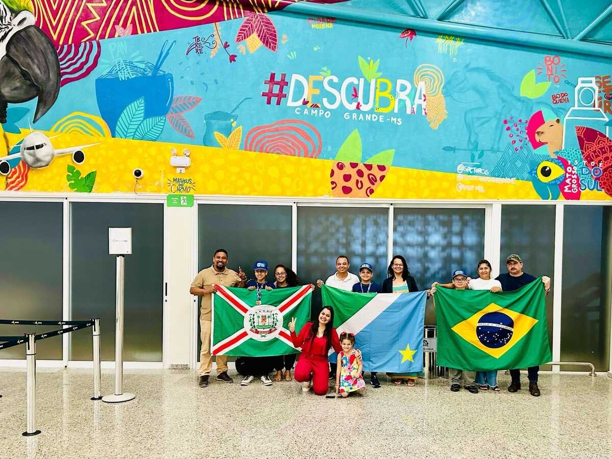 SED reconhece desempenho de alunos de Miranda em competição na Tailândia