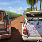 Veículo carregado com produtos ilegais é localizado em mata e apreendido pelo DOF no município de Maracaju