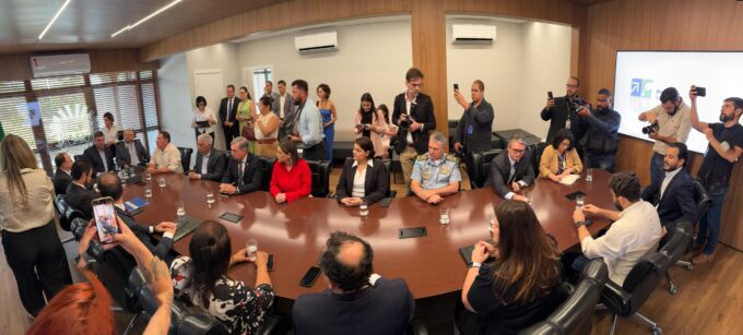 Para reforçar ações de proteção à mulher, Governo de MS firma convênios com TJ e prefeitura de Campo Grande