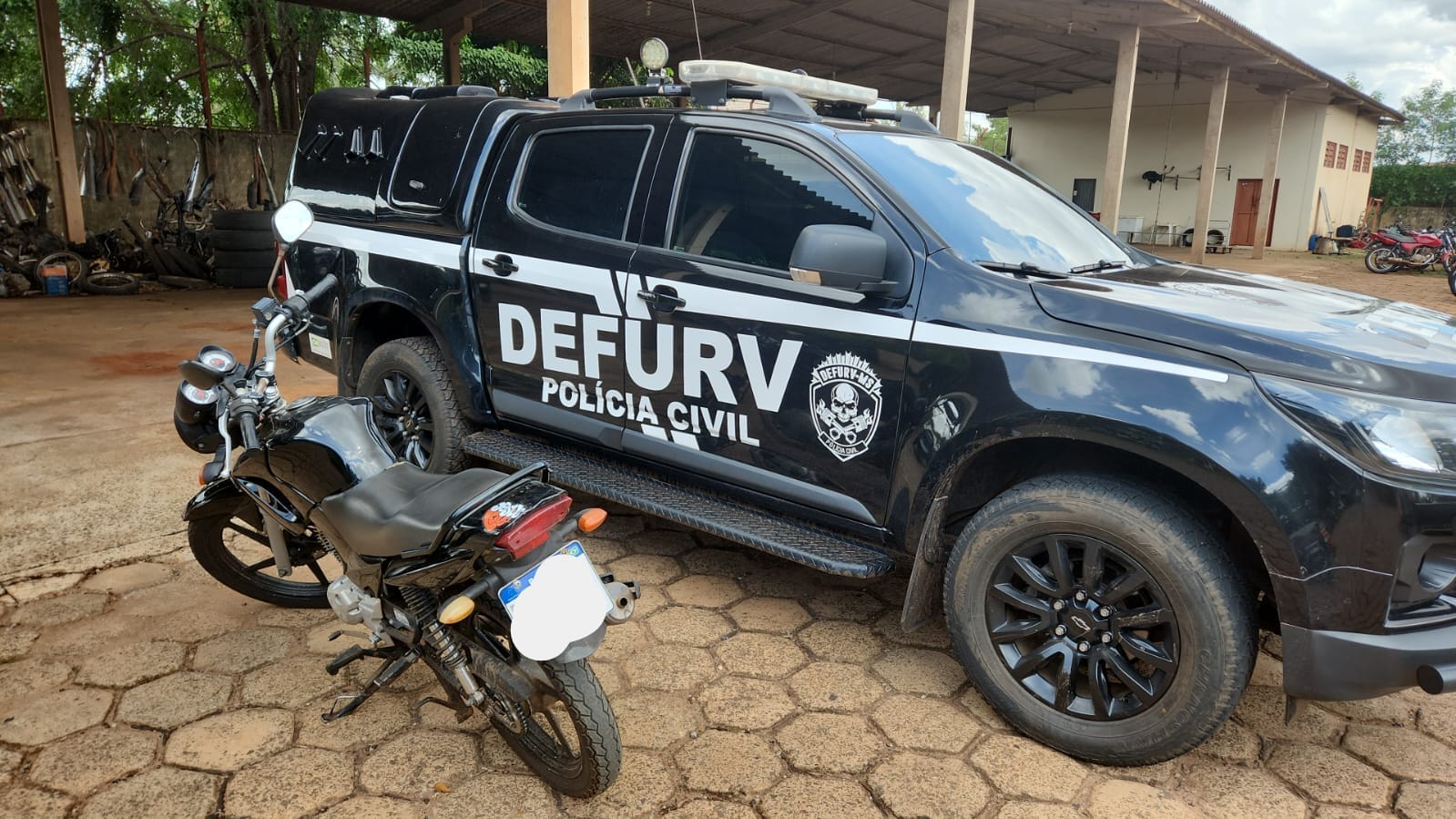 Polícia Civil apreende motocicleta adulterada em Campo Grande