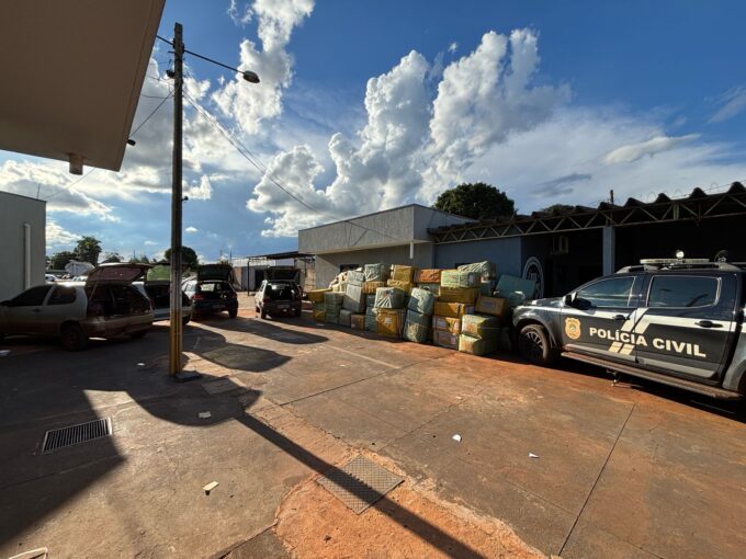 Polícia Civil fecha depósito utilizado por contrabandistas e apreende mercadorias avaliadas em R$ 1,3mi