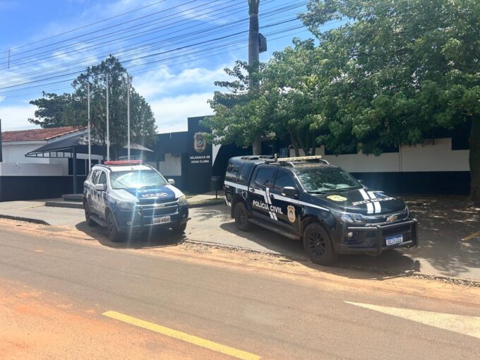 Polícia Civil prende em flagrante autor de violência doméstica em Água Clara