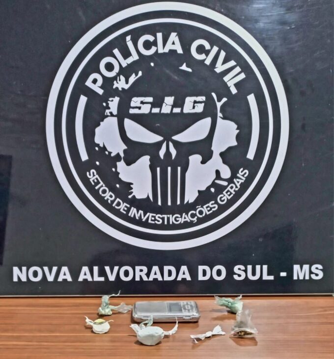 Polícia Civil realiza operação contra o tráfico de drogas em Nova Alvorada do Sul