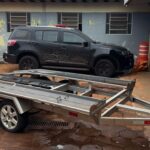 Polícia Civil recupera reboque de transporte veicular furtado e prende receptador em flagrante