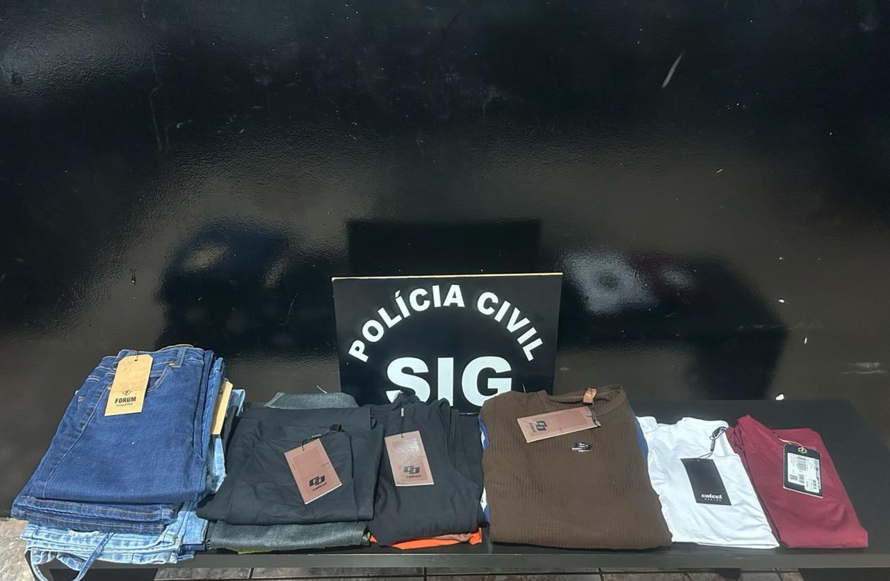 Polícia Civil recupera roupas furtadas em uma loja de Nova Andradina