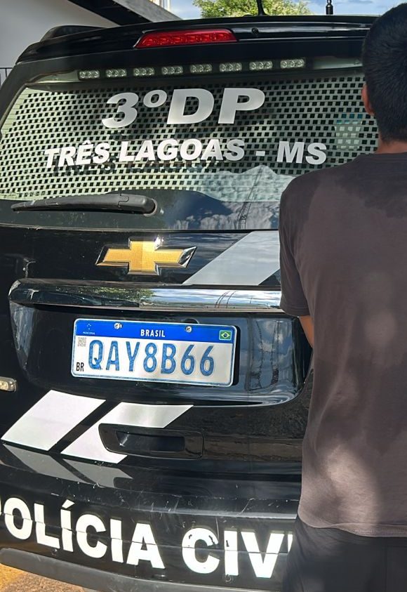 Polícia civil captura foragido do sistema prisional, em Três Lagoas