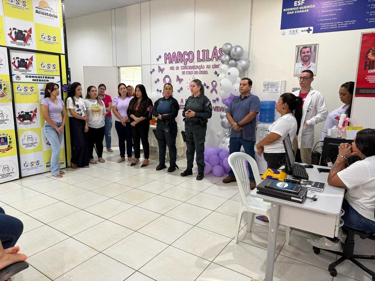 Promuse participa de ação de prevenção ao câncer de colo de útero em Anastácio