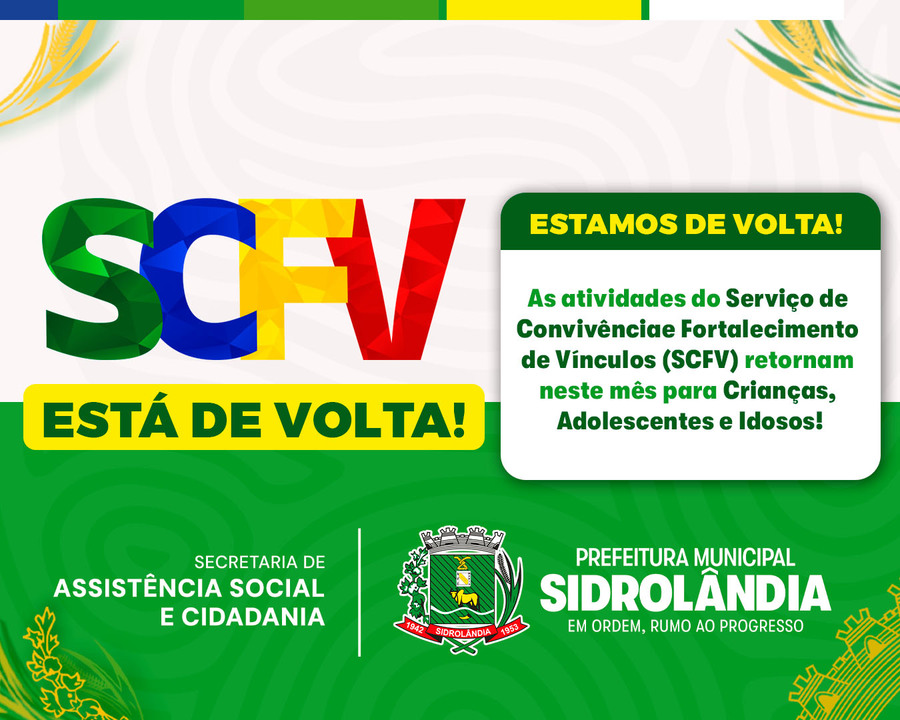 Retorno do SCFV para crianças, adolescentes e idosos reforça compromisso com direitos e qualidade de vida