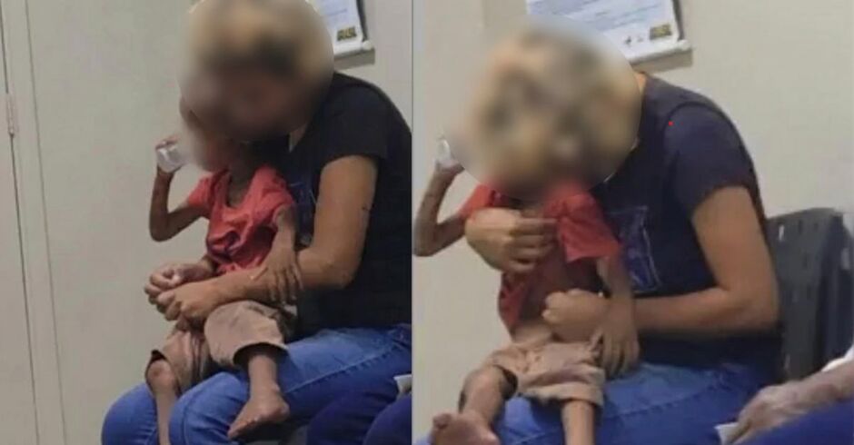 Criança mantida amarrada pela mãe apanhava sempre que pedia comida, diz vizinho