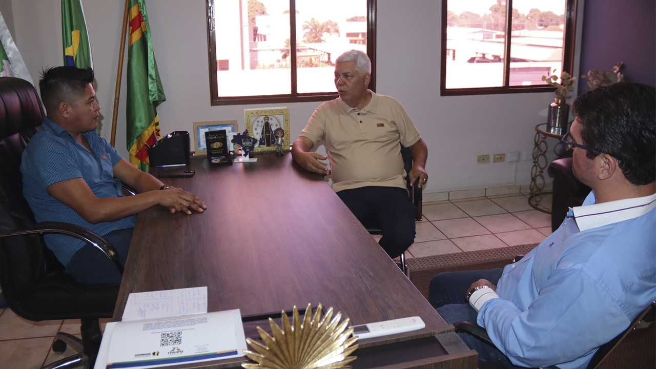 Presidente da Câmara Municipal de Sidrolândia se reúne com secretário para ajustes de demandas