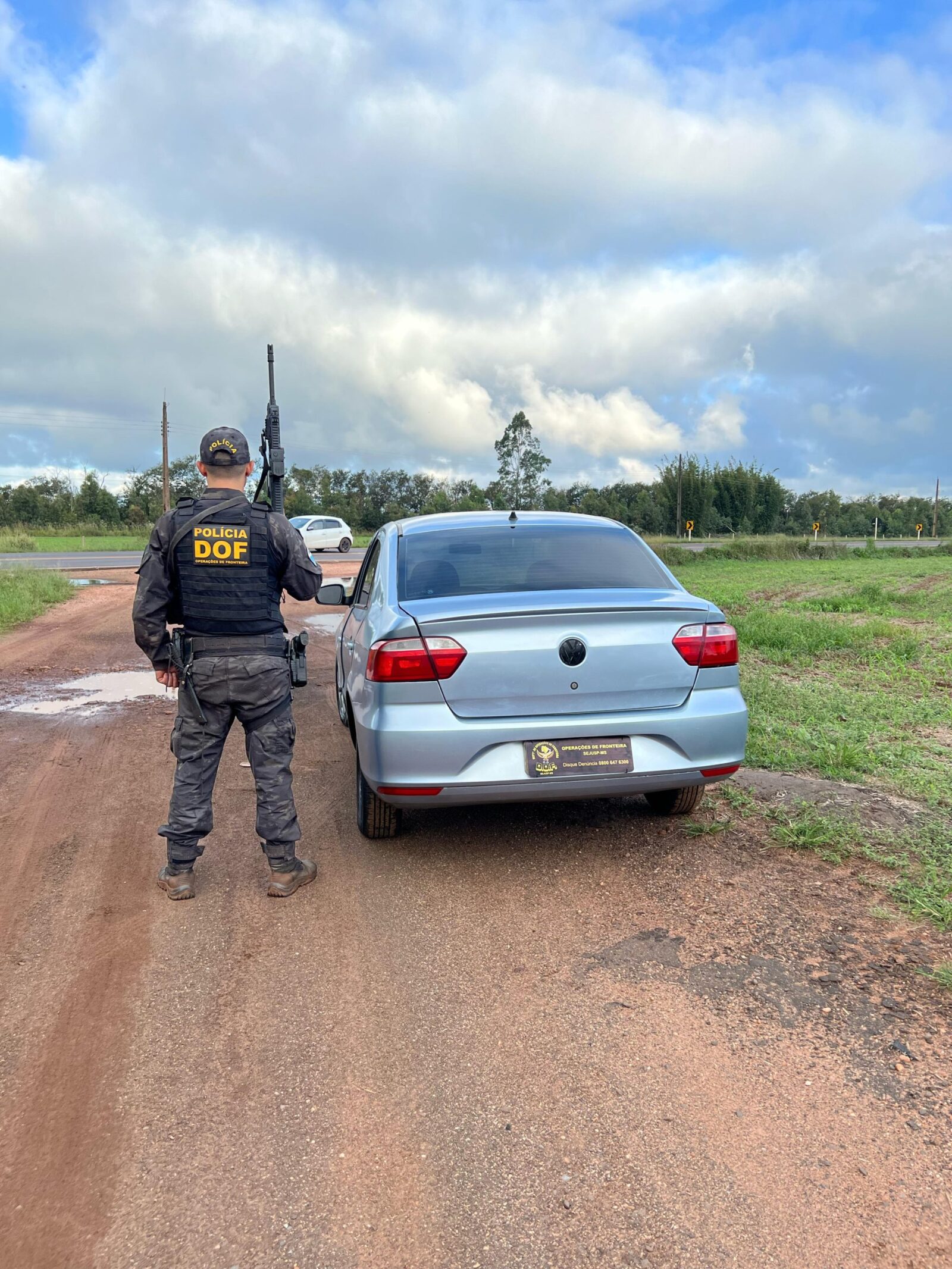 Carro com registro criminal em 2022, em Campo Grande, é recuperado pelo DOF