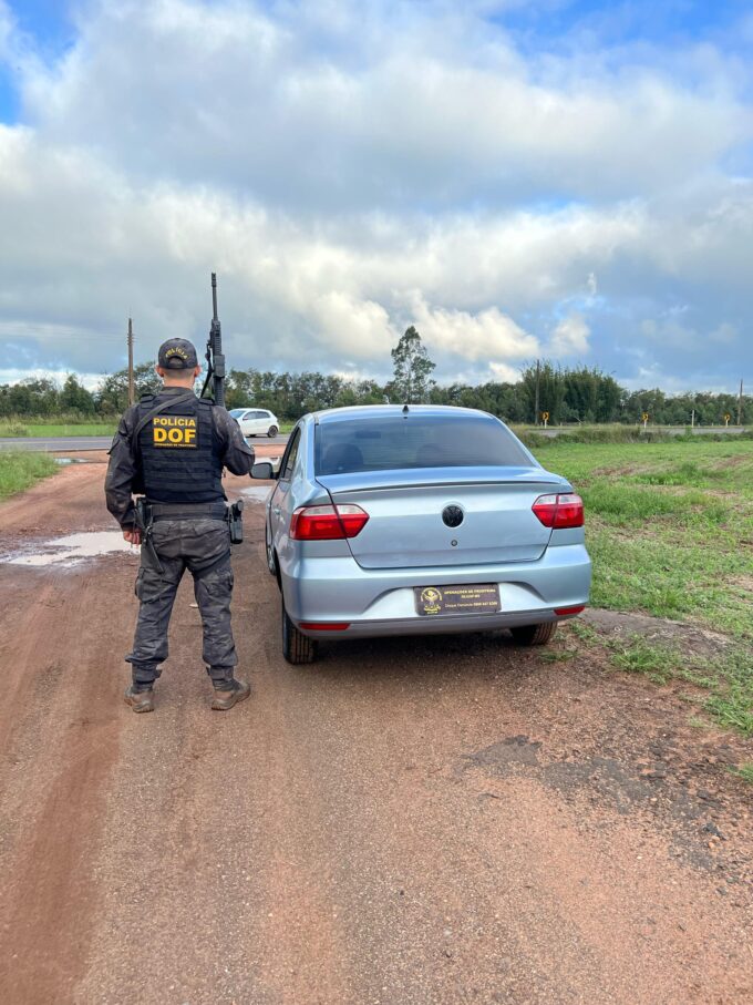 Carro com registro criminal em 2022, em Campo Grande, é recuperado pelo DOF