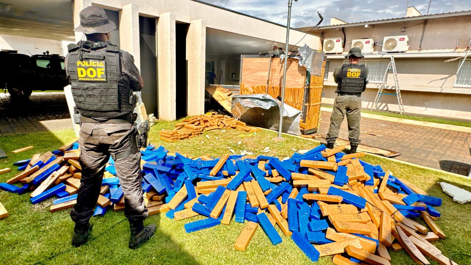 DOF apreende 1,3 tonelada de droga em câmaras frias com destino ao Estado de São Paulo