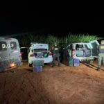 DOF apreende dois carros furtados com mais de 1 tonelada de drogas