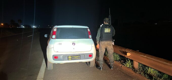 DOF recupera veículo tomado em assalto nesta terça-feira em Dourados