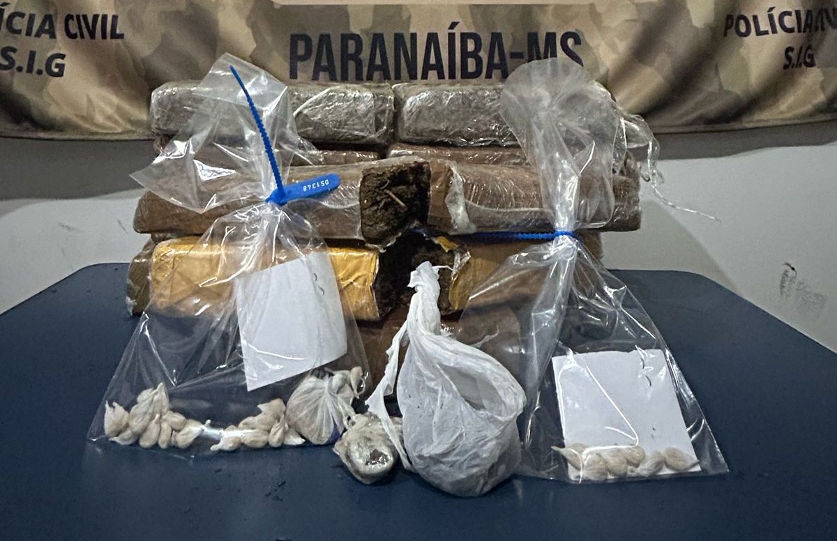 Em Paranaíba, Polícia Civil prende mulher e apreende duas adolescentes por tráfico de drogas