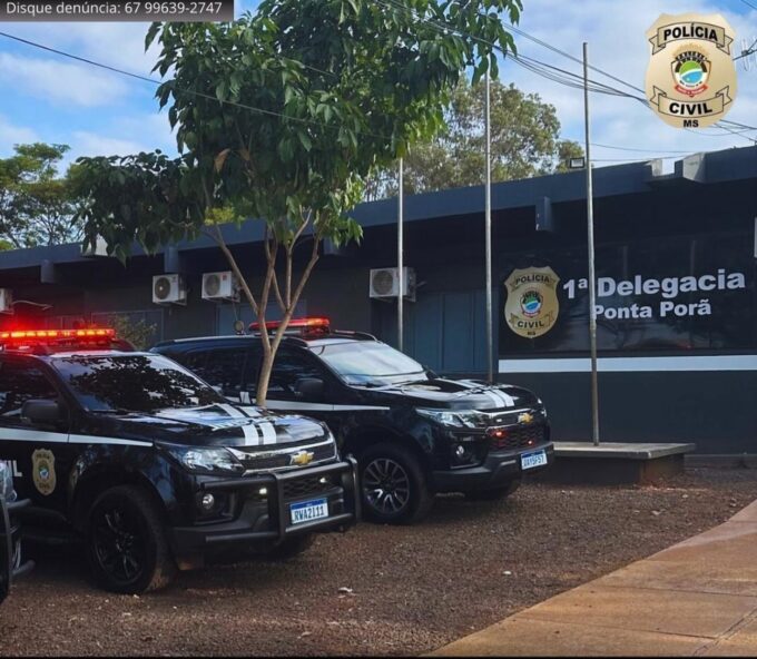 Foragido da Justiça do Paraná é preso pela Polícia Civil do Mato Grosso do Sul, em Ponta Porã