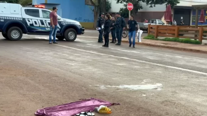 Homem aponta espingarda para policiais e acaba baleado em Sidrolândia