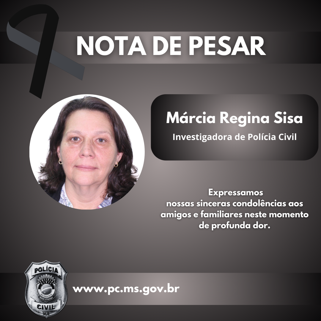 Nota de Pesar – Investigadora Márcia Reegina Sisa
