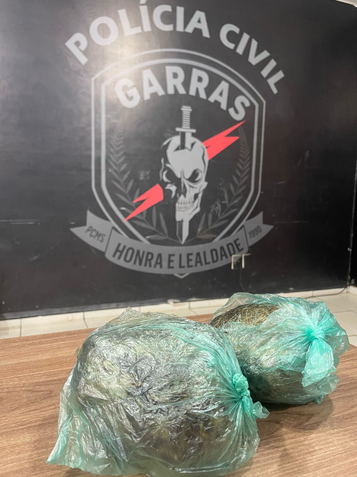 Polícia Civil apreende entorpecente no interior de veículo em Terenos